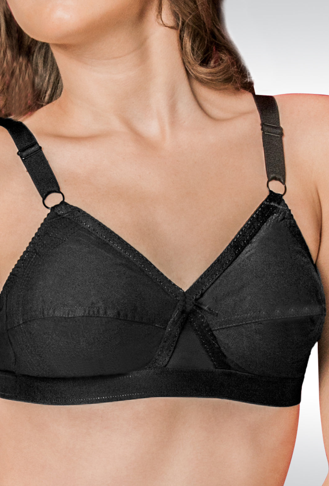 Crossfit Fit Women Plus Size Black Everyday Full Coverage Bra