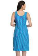 Sona® Women's Blue Hosiery Baby Doll Nightwear Dresses With Panty (Free Size)