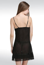 Sona® Women Black Net Babydoll Nightwear Lingerie dress with Panty (Free Size)