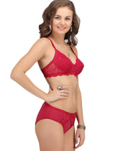Sona Women'S Salsa Lace Full Coverage Non Padded Bra & Panty Sets