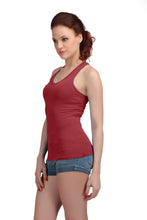 Sona Women'S Mahroon Racer Back Camisole