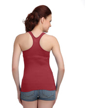 Sona Women'S Mahroon Racer Back Camisole