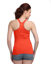 Sona Women'S Orange Racer Back Camisole