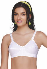 Bee-Heart Full Coverage 100 % Cotton Strap Non-Stretchable Bra