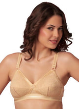 Sona Women Beige Delicate Super Everyday Full Coverage Plus Size Bra