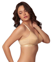 Sona Women Beige Delicate Super Everyday Full Coverage Plus Size Bra