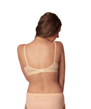 Sona L002 Women Beige Non Padded Lace Full Coverage Bra