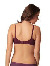 Sona M1001 Women Maroon Everyday T-Shirt Bra With Transparent Strap