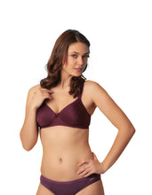 Sona M1001 Women Maroon Everyday T-Shirt Bra With Transparent Strap