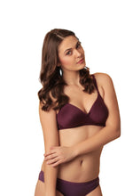 Sona M1001 Women Maroon Everyday T-Shirt Bra With Transparent Strap