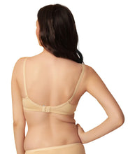 Sona M1001 Women Beige Everyday T-Shirt Bra With Transparent Strap