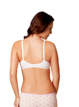 Sona M1001 Women White Everyday T-Shirt Bra With Transparent Strap