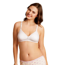 Sona M1001 Women White Everyday T-Shirt Bra With Transparent Strap