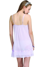 Sona Women White Net Babydoll Nightwear Lingerie dress with Panty