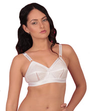 Sona Women Perfecto White Color Full Cup Everyday Plus Size Cotton Bra