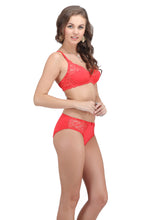 Sona Women'S Salsa Lace Full Coverage Non Padded Bra & Panty Sets